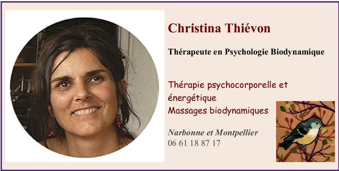Christina Thiévon, votre Thérapeute en Psychologie Biodynamique , mécène de notre association Odyssée Musique